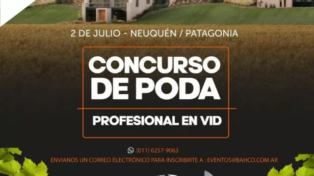 Bodega Malma será sede del concurso de poda profesional