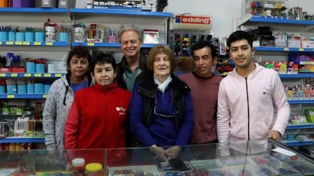 TA TE TI fue reconocido como el comercio histórico (la librería emblema de la ciudad de Centenario)