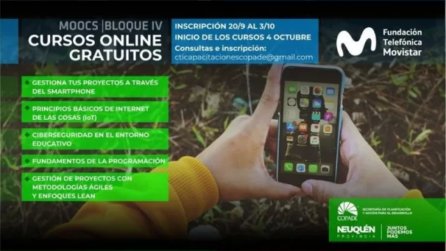 Cursos gratuitos sobre tecnología: COPADE abrió una nueva convocatoria
