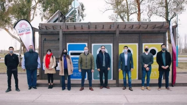 En el marco del programa de Promotores Ambientales, inauguraron el tercer Ecopunto de la provincia en Centenario