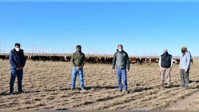 El gobernador de Neuquén Gutiérrez visitó establecimientos productivos en Picún Leufú