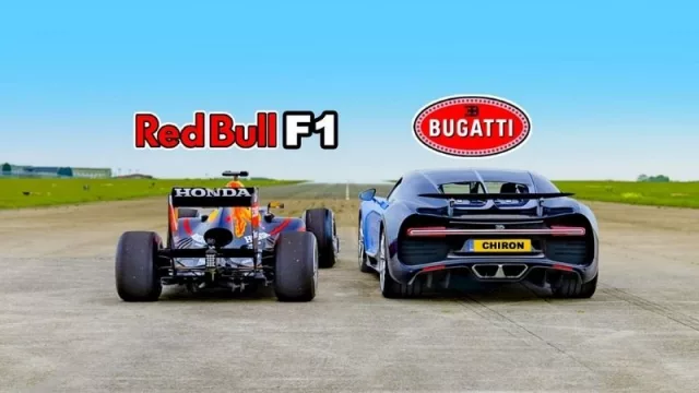 La Drag Race que necesitábamos: Bugatti Chiron vs F1 Red Bull RB7
