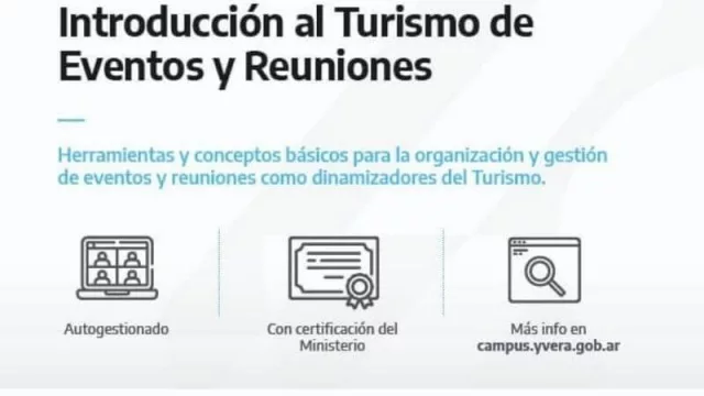 Agendá y participá: sumate al nuevo curso en Turismo de Eventos y Reuniones
