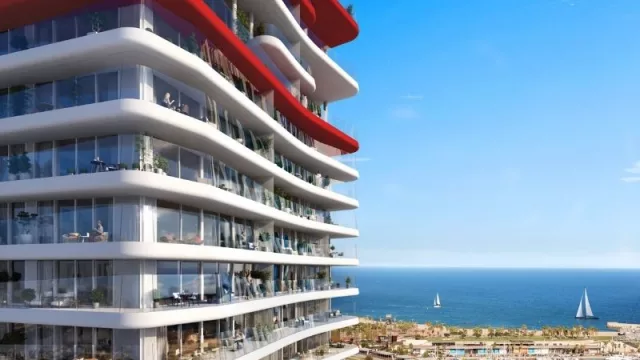 Antares, una torre de lujo en La Mina (26 plantas y 89 pisos con el sello de la francesa Odile Decq)