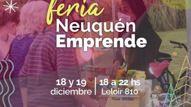 La Legislatura de Neuquén invita este fin de semana a la Feria Neuquén Emprende edición navideña