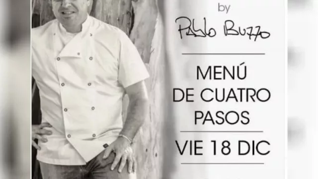 Gala Patagónica de 4 pasos de la mano de Pablo Buzzo, chef ejecutivo de la Patagonia