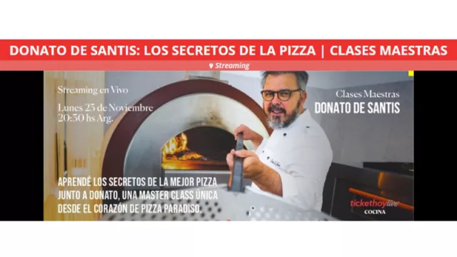 Donato de Santis y el secreto de la "vera pizza italiana"