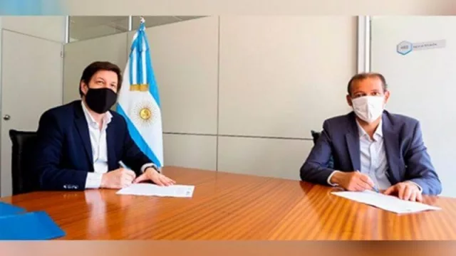 Nación y Neuquén ya firmaron el convenio con la AGENCIA I+D+i (suscrito por el gobernador Omar Gutiérrez y el titular de la Agencia, Fernando Ernesto Peirano)