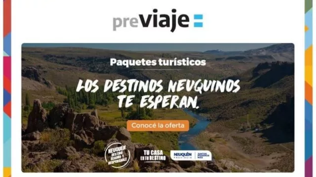 Más agencias de Neuquén se suman al Previaje 2021 con un 50% de reintegro