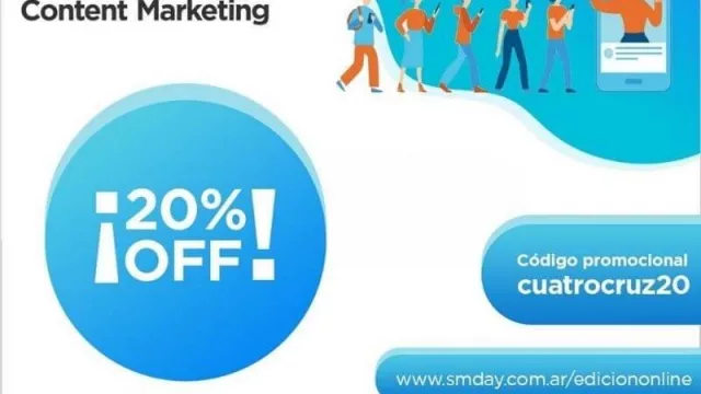 CU4TROCRUZ te invita un 20% OFF en tu entrada del segundo SMDay Edición Online