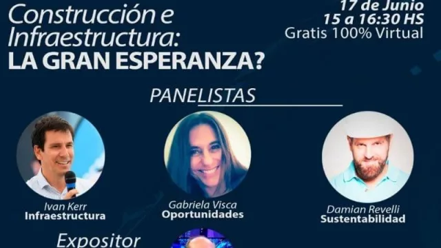 Construcción e Infraestructura son los interrogantes de la nueva conferencia de la Red de Negocios para “PyMES en Cuarentena”