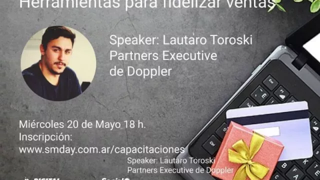 ¿Sabés todo el poder que tiene un Email? sumate al webinar gratuito de Lautaro Toroski de Doppler para potenciar tus correos