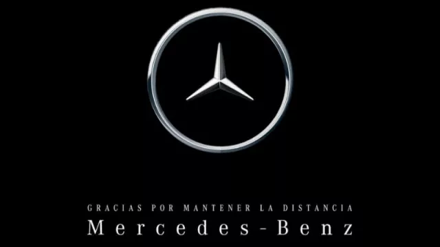 Inédito: Mercedes Benz muestra su nuevo logo en el contexto del COVID-19