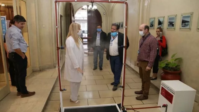 ¡Una buena!: Salud recibió un aspersor para desinfección en Tucumán