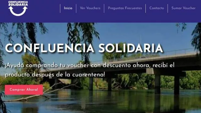 “Confluencia Solidaria” es la web que está sumando vouchers para ayudar a comercios y pymes locales