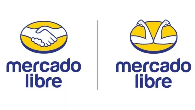 Muy bueno: Mercado Libre cambió el saludo de manos por el saludo de codos (nuevo logo en tiempo de coranavirus)