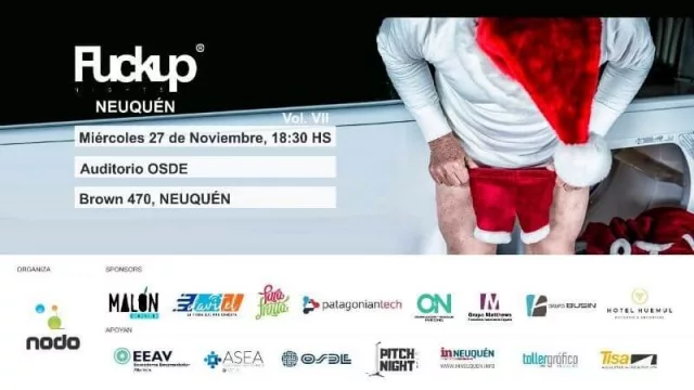 Historias de "fracaso profesional" en primera persona vuelven a la zona con Fuckup Nights Neuquén Vol VII