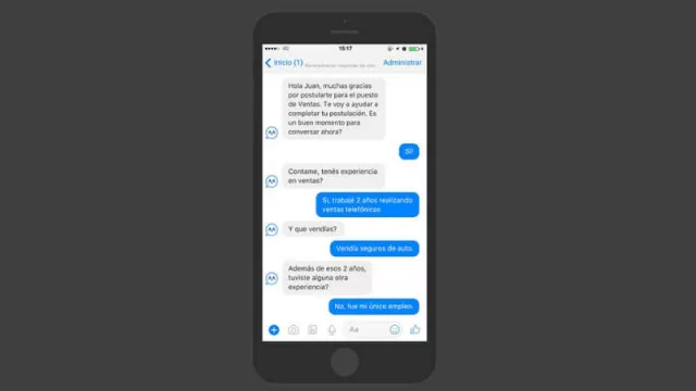 ¿La muerte del CV? Un bot de IA recluta personal por chat 