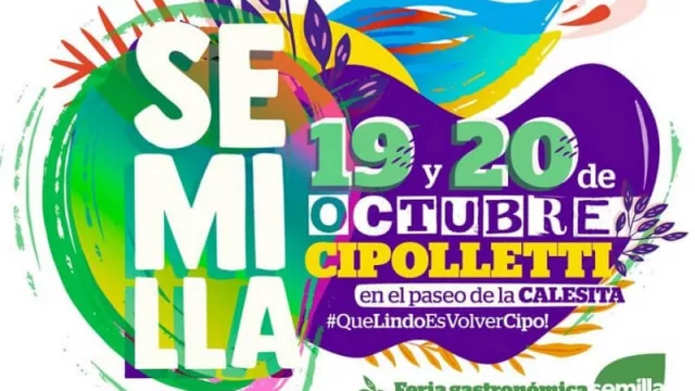 La Feria Semilla vuelve al Paseo La Calesita de Cipolletti (con bandas, clases de cocina y muchos cocineros invitados)