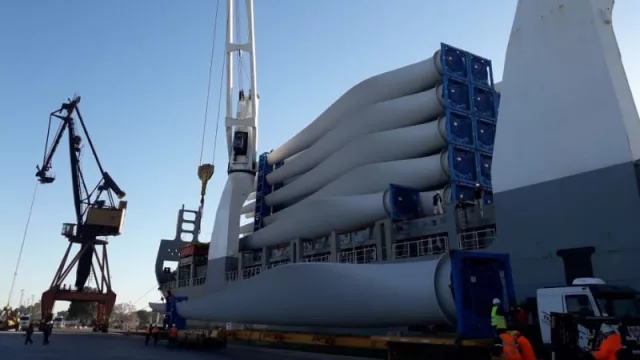 El puerto bahiense, protagonista de la energía renovable