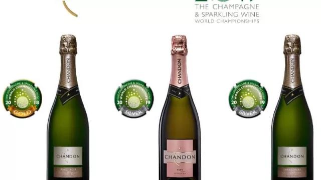 Oro y plata para Chandon Argentina en el Champagne & Sparkling Wine World Championships