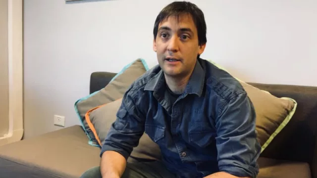 Juan Arias de PSS BIKES en el espacio de Coworking Malón