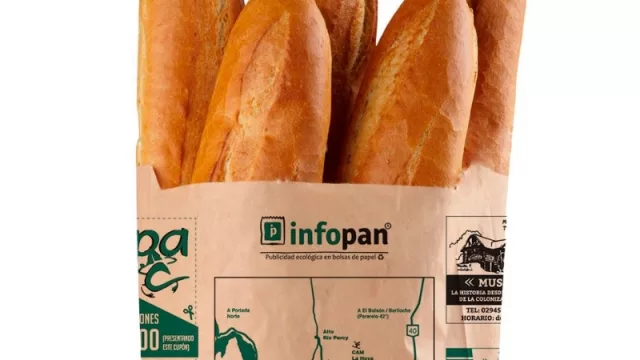 Infopan acompaña promociones turísticas de los destinos patagónicos (son las bolsas de papel ecológico)