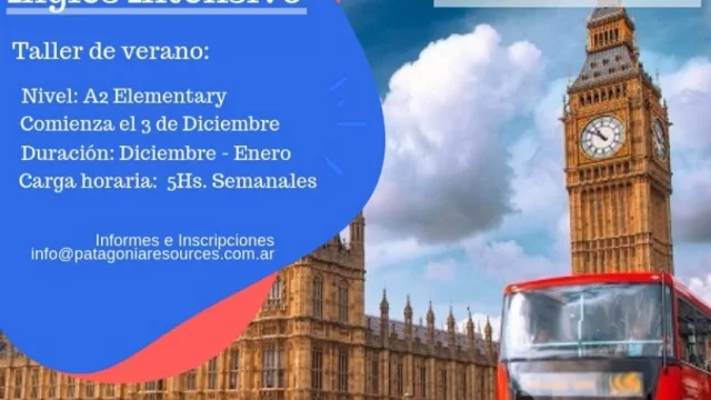 ¿Se te pasó el año? Patagonia Resources te acerca un “Taller Intensivo de Inglés” (en modo verano)