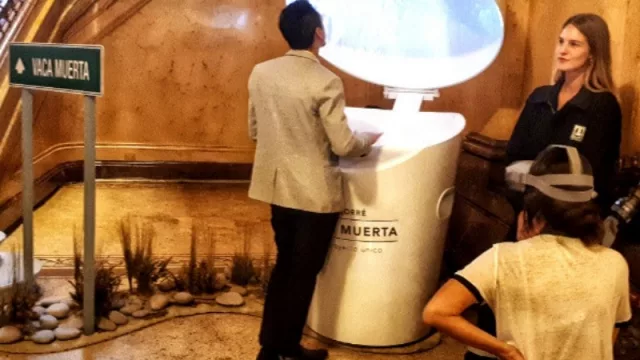 Vaca Muerta pasó por el Teatro Colón (realidad virtual en la antesala del TEDxRíoDeLaPlata)