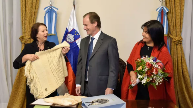 Bordet expuso ante la embajadora de Eslovenia las ventajas de invertir en Entre Ríos