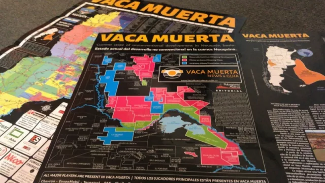 Vaca Muerta News presentó en la Expo Capipe 2018 un mapa actualizado del desarrollo no convencional