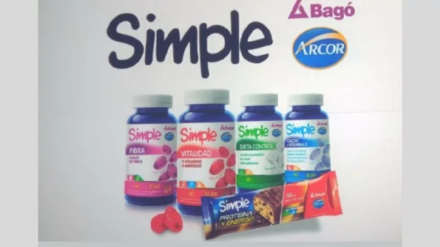 Arcor + Bagó = Simple (chicles, gomitas y barras de cereal en la categoría nutracéutica)
