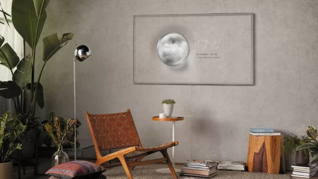 Los nuevos TV de Samsung que se camuflan en la pared