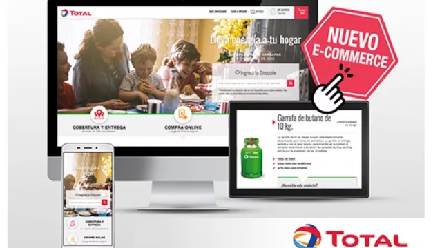 La petrolera Total tiene un nuevo canal “e-commerce” para la venta de garrafas