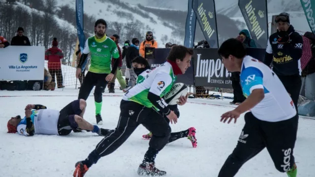 Nieve y amigos en el Imperial RugbyXtreme Cerro Bayo 2017