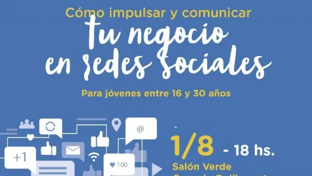 “Cómo impulsar tu negocio en redes sociales”: capacitación para emprendedores