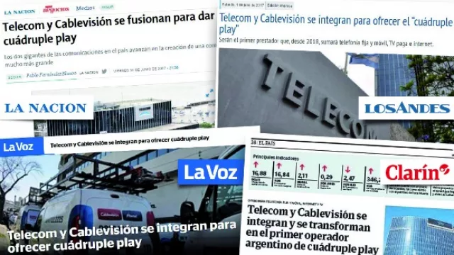 La fusión Telecom - Cablevisión dejará 95% de la banda ancha fija en manos de un solo operador en Córdoba