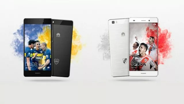 Huawei presenta el P8lite de River y Boca: los precios