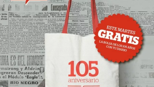 Diario Río Negro festeja su 105 aniversario con “eco-regalo” y una muestra fotográfica