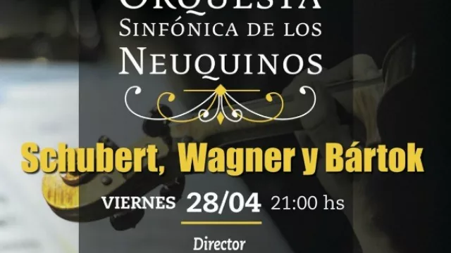 Concierto “Schubert, Wagner y Bártok”, invitación de la Fundación del BPN
