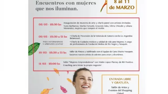 “Mujeres que Brillan” en el Paseo de la Patagonia