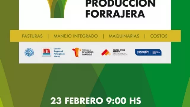 Jornada de Producción Forrajera en la Casa de la Juventud de Senillosa