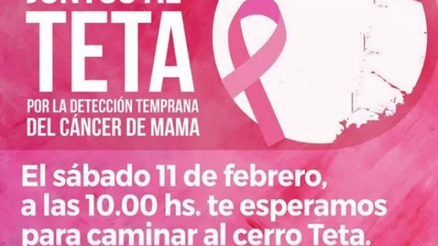 “Todos al Teta”: una buena y responsable acción por la detección del cáncer de mama