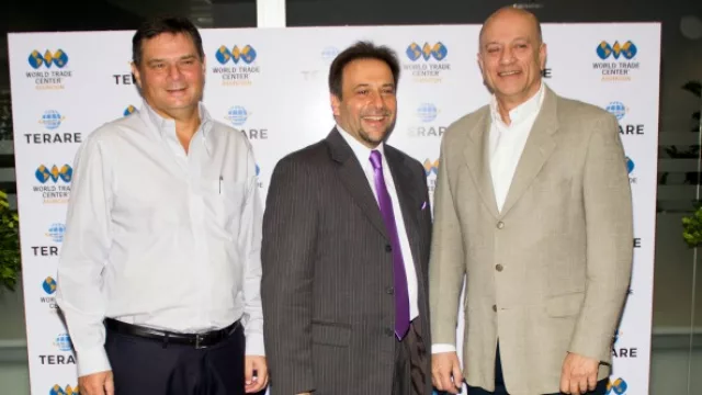 Empresarios argentinos en el ciclo de desayunos ejecutivos WTC Asunción