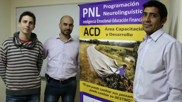 Javier Guerrina, Mariano Vallejo y Gabriel Baigorria.