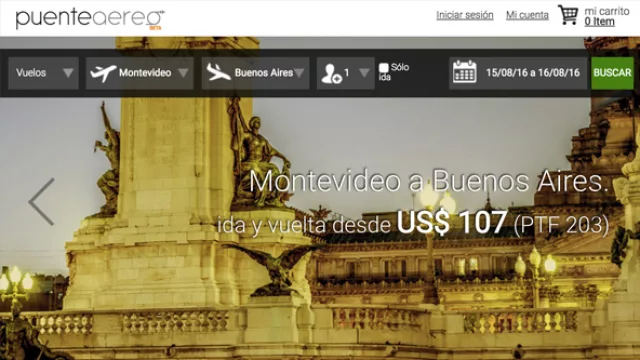 Nace un nuevo Puente Aéreo entre BsAs, MVD y Punta del Este