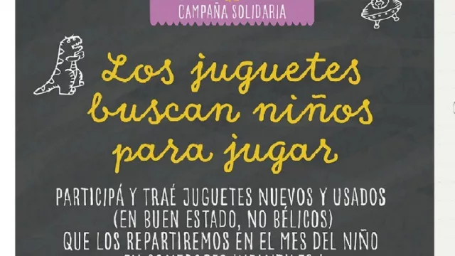 “Los juguetes buscan niños para jugar” (Feria Paladar organiza una gran colecta)
