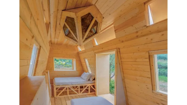 Así es "Air Bee and Bee": el primer alojamiento para dormir rodeado de abejas