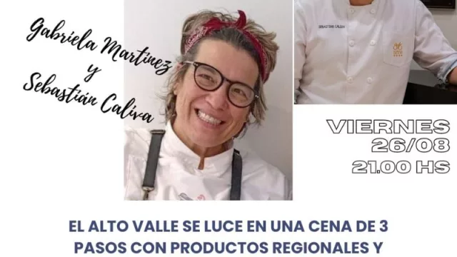 Sabores del Alto Valle en Aura Restaurant (con dos reconocidos chefs)