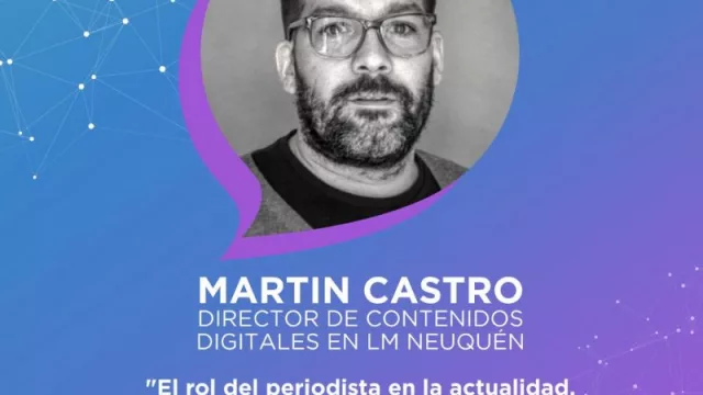 Martín Castro (periodista de LMnequen) estará en el Social Media Day Neuquén 2022 (el rol del periodista en la actualidad)